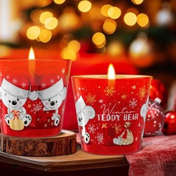 Świeca zapachowa w szkle Winter Teddy Bear 115 g