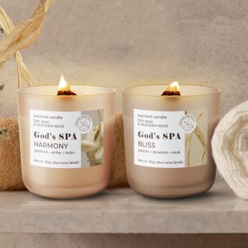 Świeca zapachowa w szkle God`s Spa150 g