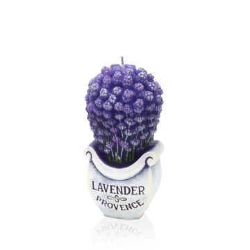 Świeca Lavender Boutique bukiet 140 mm folia Kolor: fioletowy