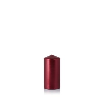Świeca Classic Słupek 50x100 mm metalik Kolor: bordowy metalik