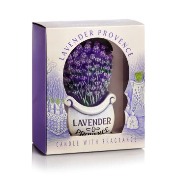 Świeca Lavender Boutique bukiet 140 mm Kolor: fioletowy