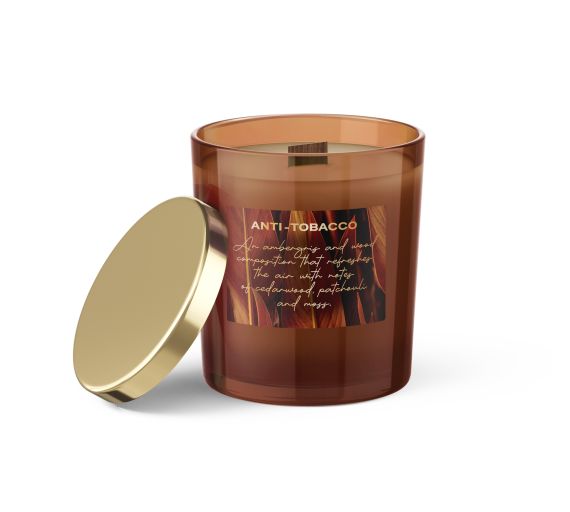 Świeca zapachowa w szkle Antitobacco240g_Candle_GoldCap.jpg